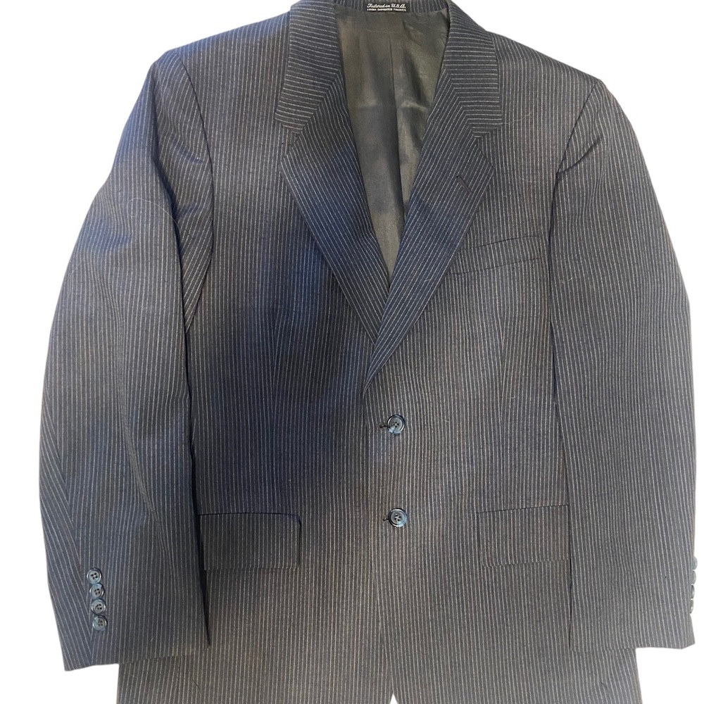 Vintage men’s Arnie ( Arnold Palmer) brand pinstriped blazer.